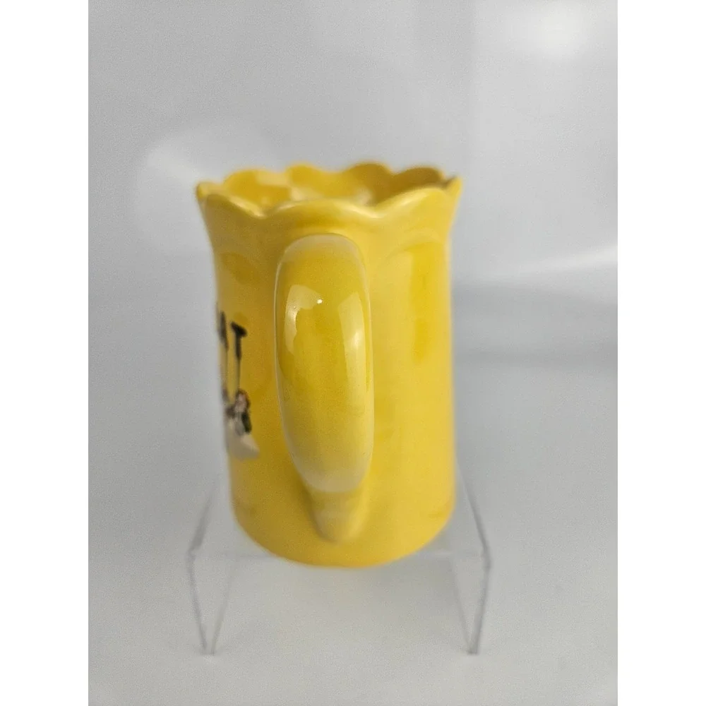 Chocolat Delespaul French Advertising‎ Small Pitcher Yellow France